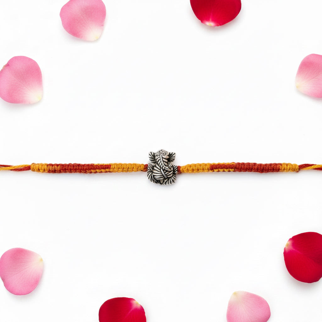 Leaf Ganesha Rakhi