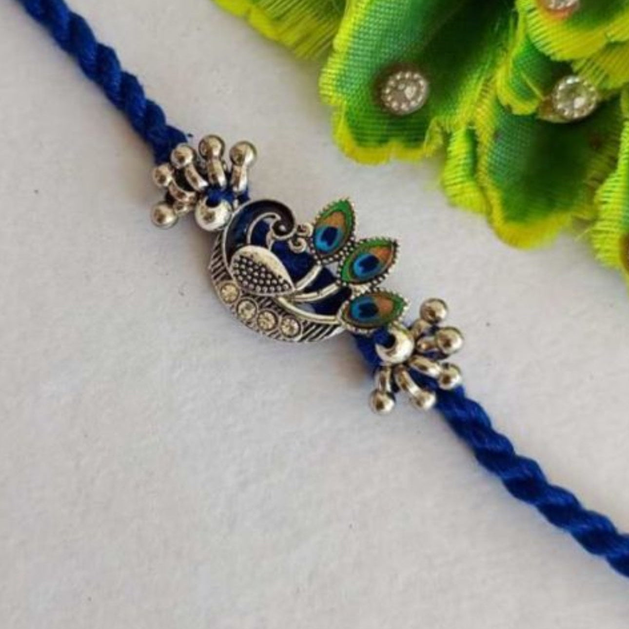 Peacock Rakhi - Single