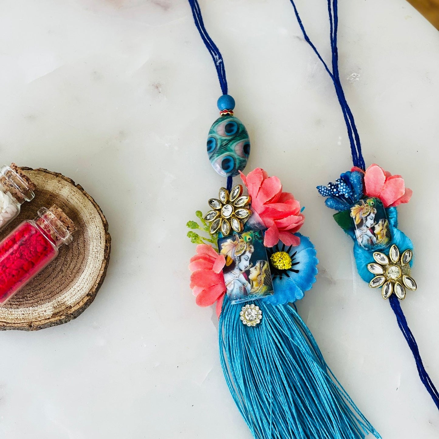 Radha Krishna - Bhaiya Bhabhi Rakhi Set