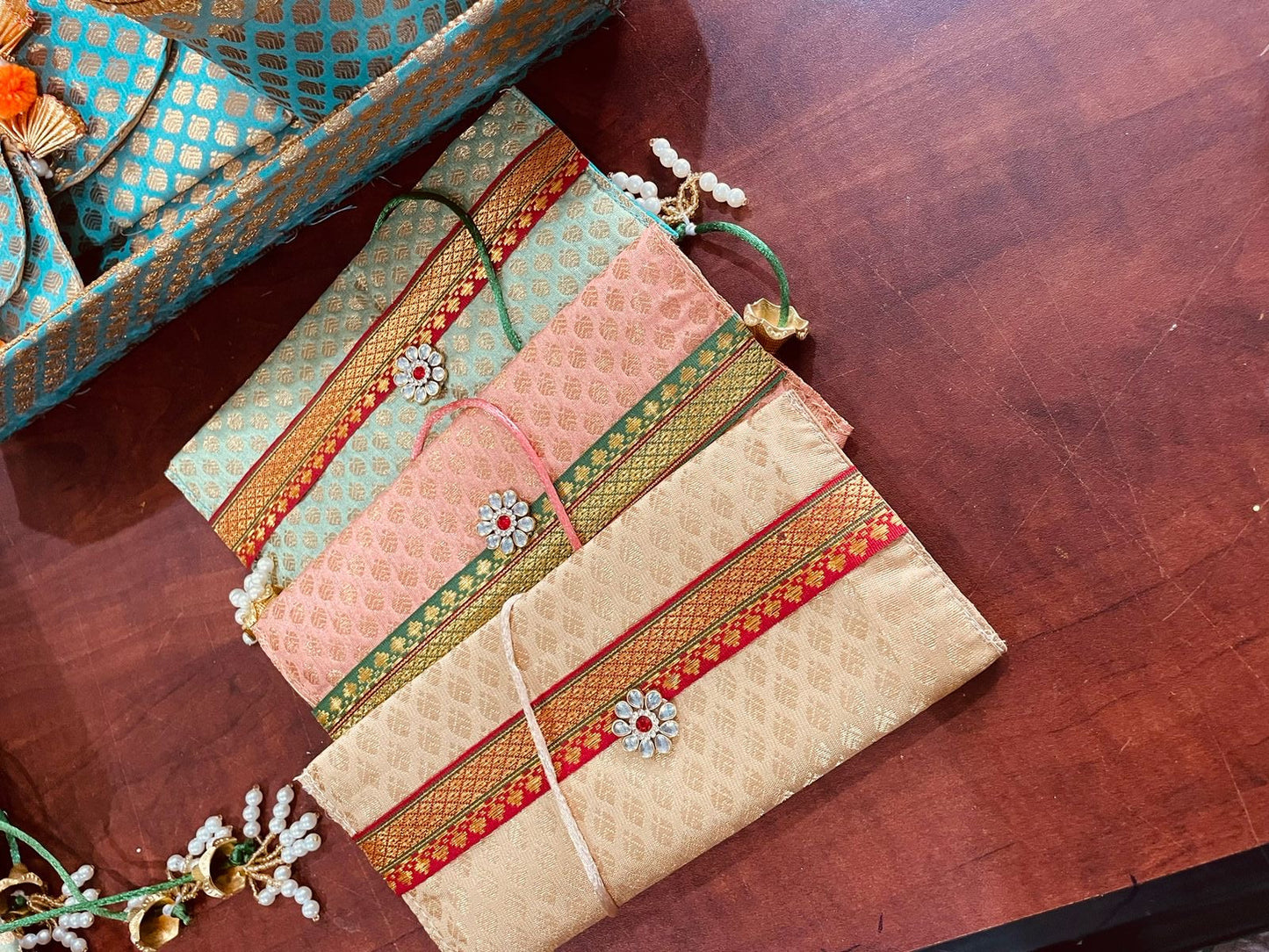 Golden Brocade Cash Envelopes!