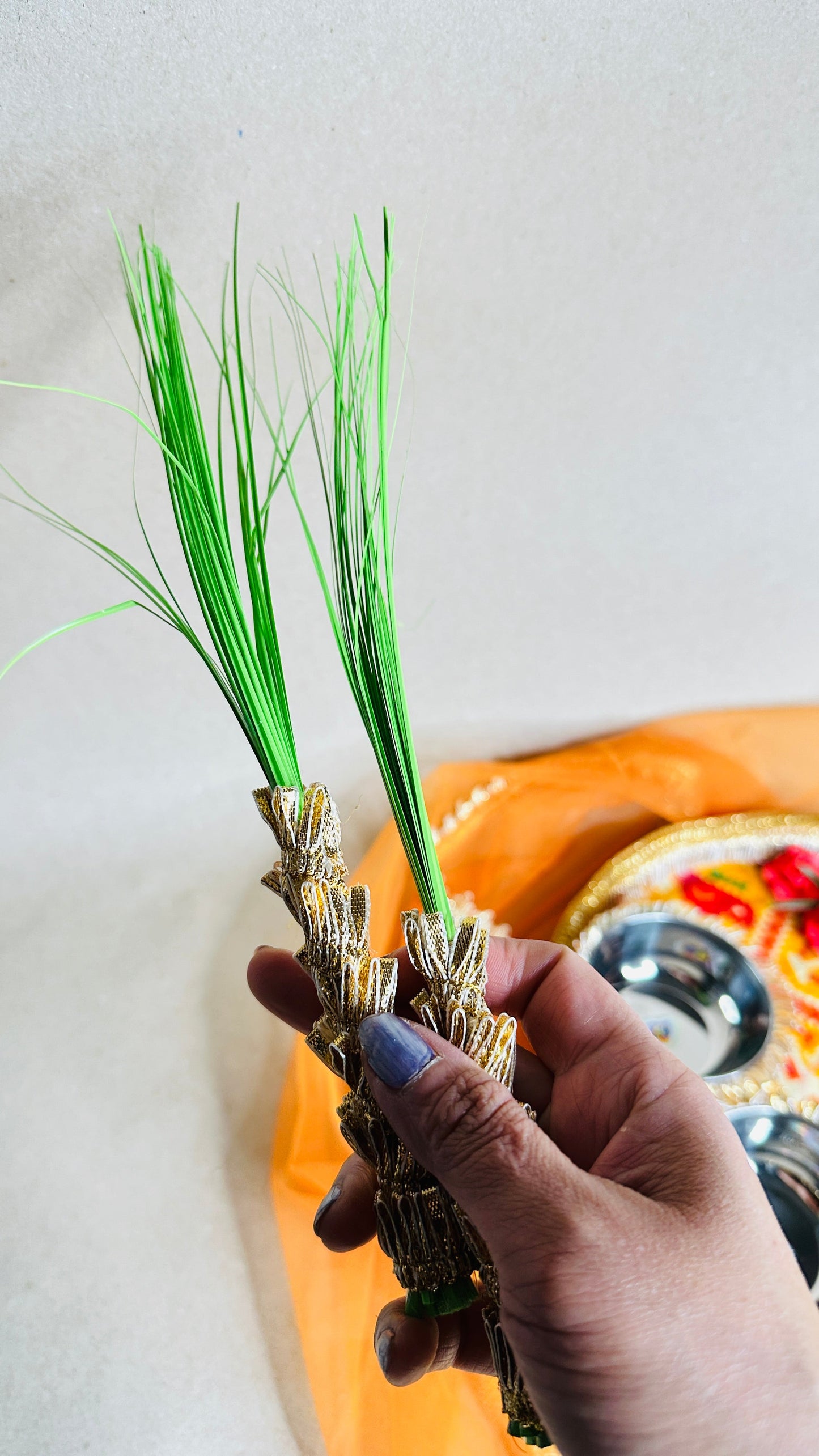 Haldi Ceremony Thali – Indian Wedding Tray | Vivaah Collection