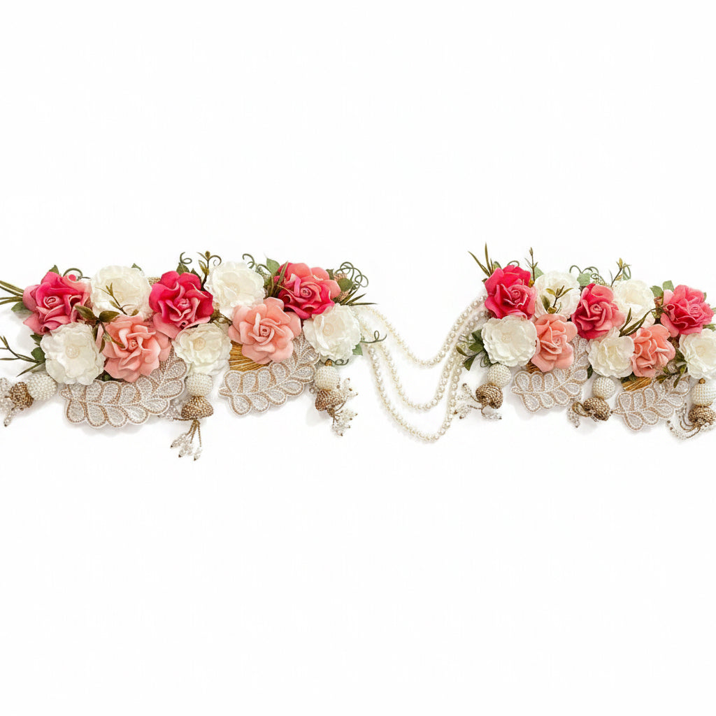 Moti and Flowers Bandarwar - Elegant Festive Decoration