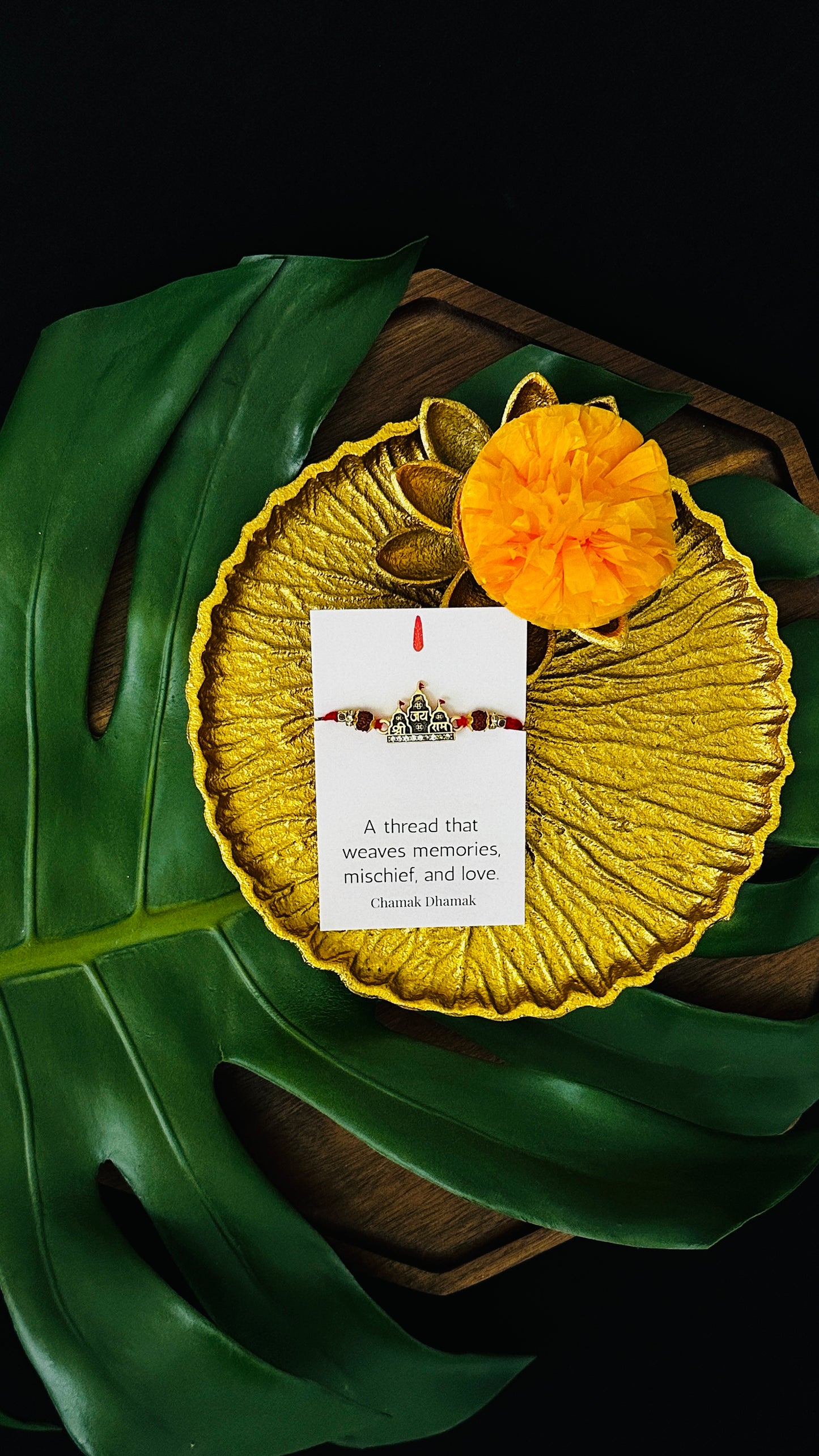 Ayodhya Mandir Rakhi - Single