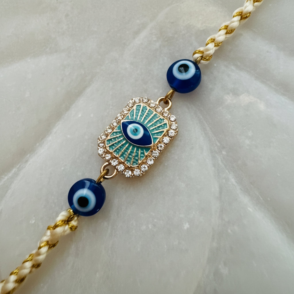 Nazar Suraksha Rakhi Set