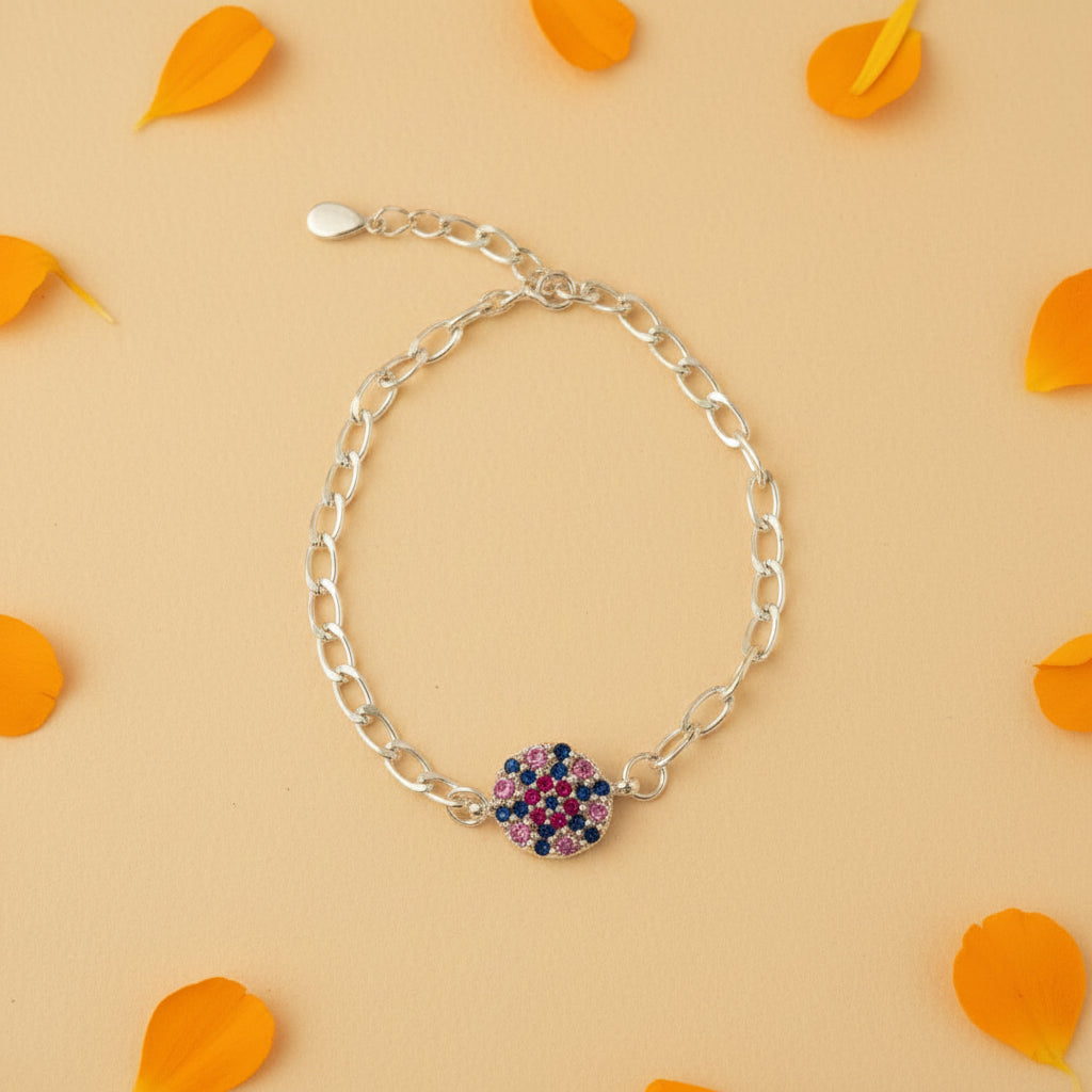 Sparkle Disc Rakhi