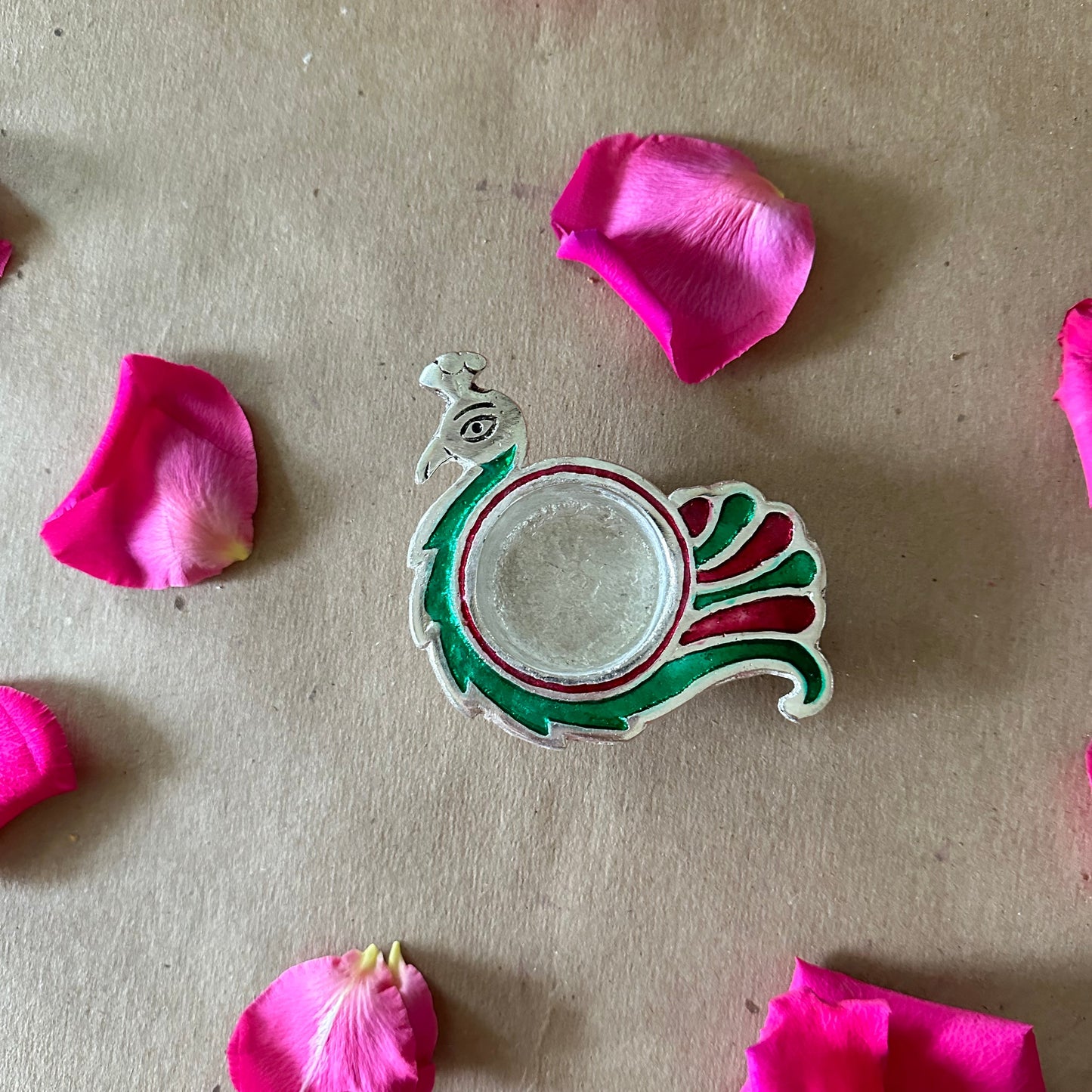 Peacock Meena Deepak Diya