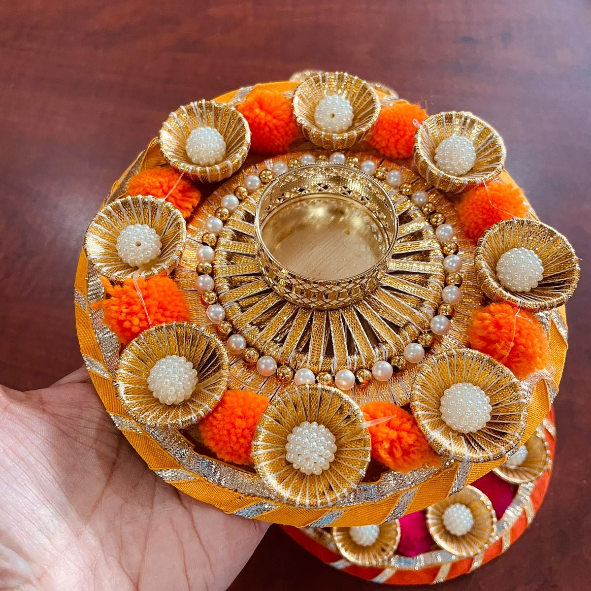 6 Inch Round T-Light Candle