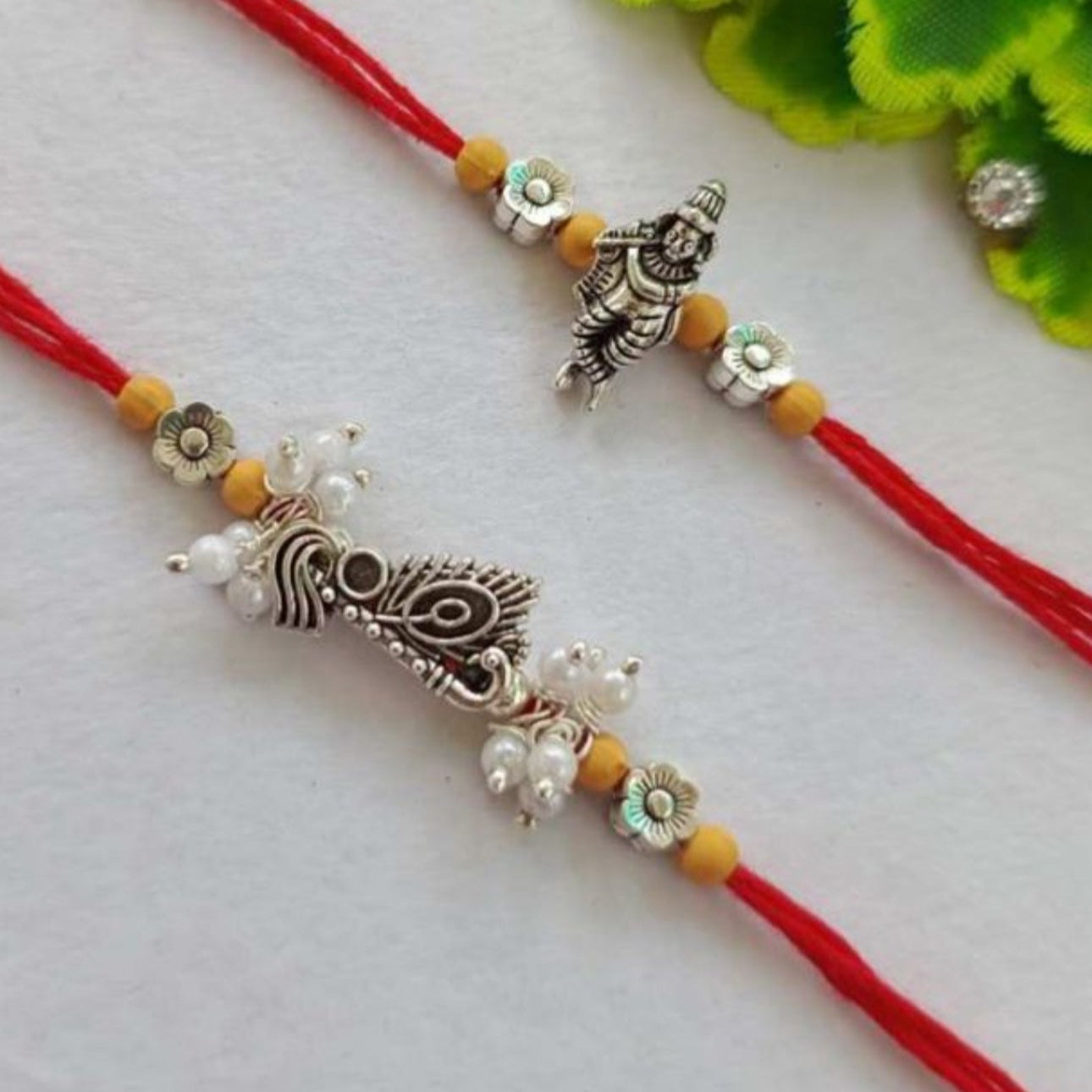 Vrindavan Vibes Rakhi Set