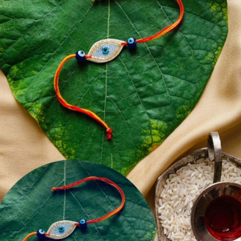 Evil Eye Beaded Rakhi