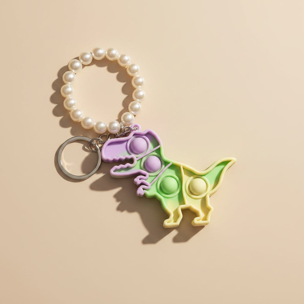 Girls Pop-It Keychain Rakhi