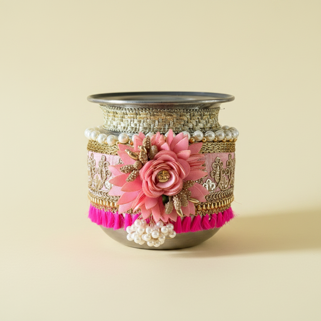 Karwachauth Lotta Pink Flowers