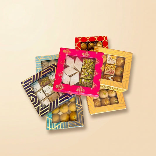 Multicolor Mithai Boxes