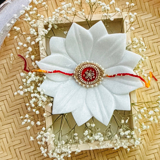 Big Golden and Red Crotch  Rakhi - Single