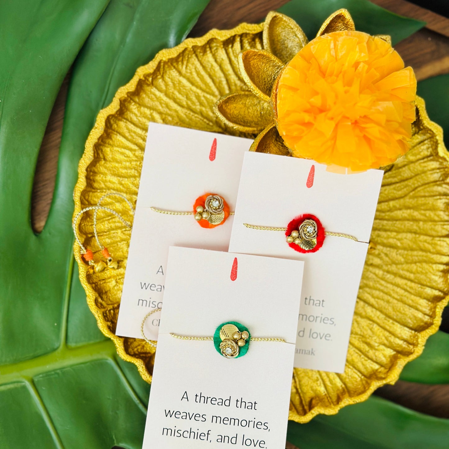 Gota Rakhi (3 Color) - Single