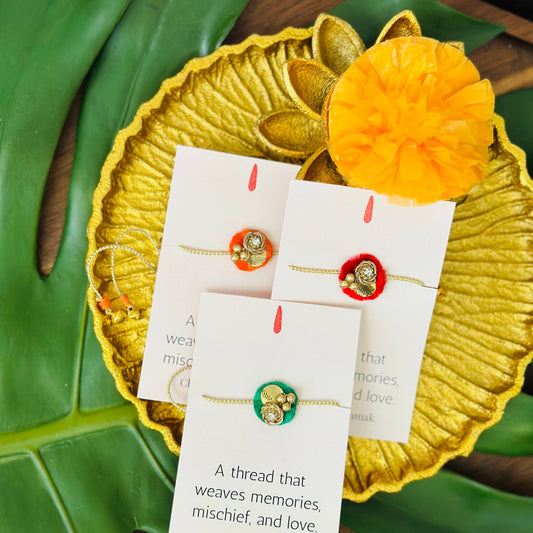 Gota Rakhi (3 Color) - Single