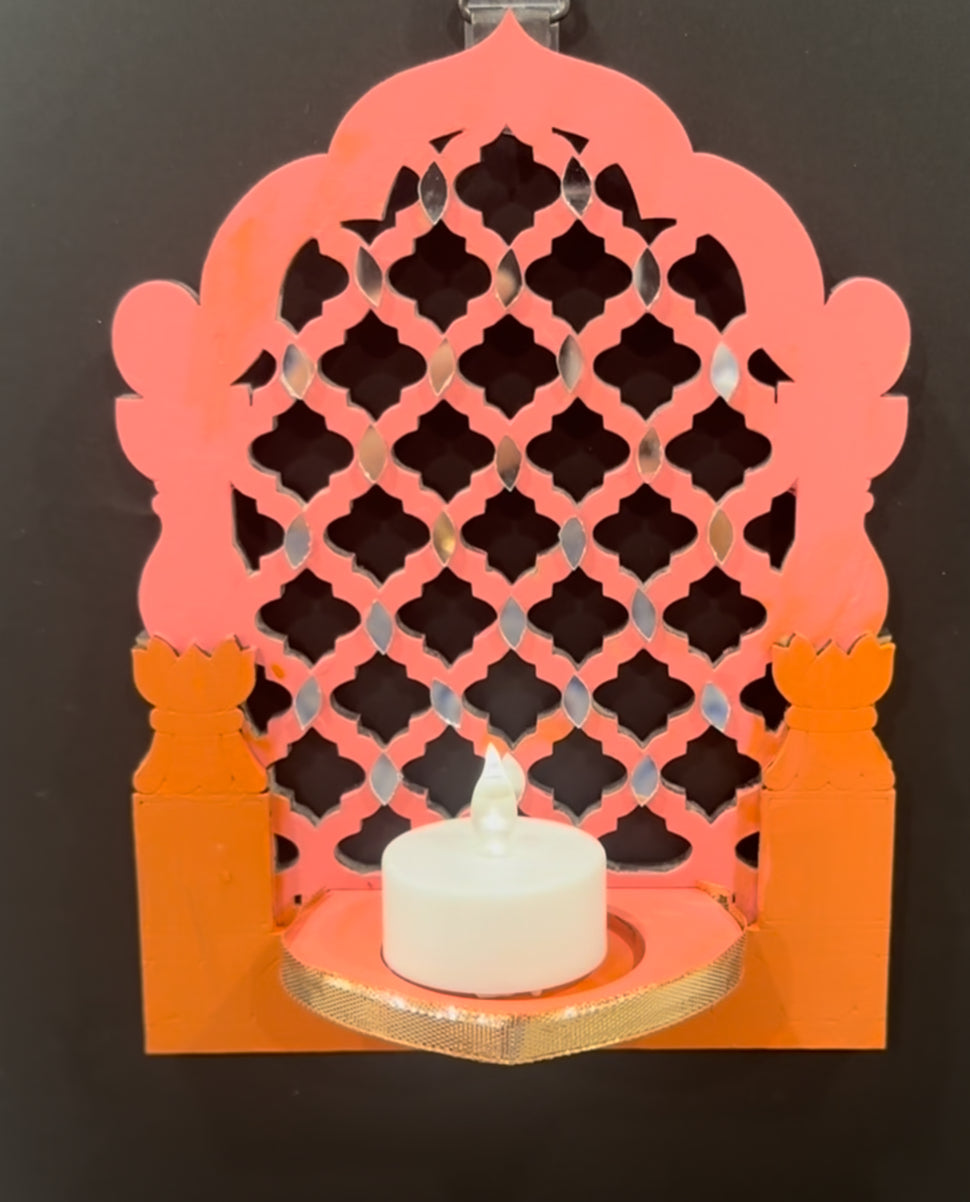 Wooden Wall Hanging Jharokha – DIY  Frame for Festive Décor | Chamak Dhamak USA