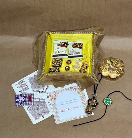 Regal Rakhi Gift Box with Personalized Touch