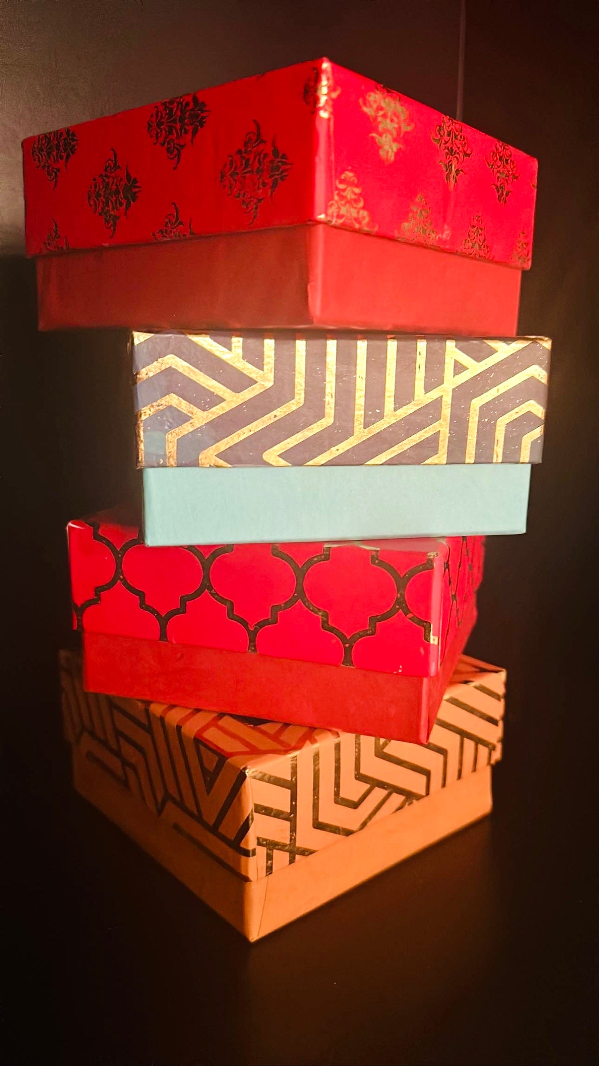 Multicolor Mithai Boxes