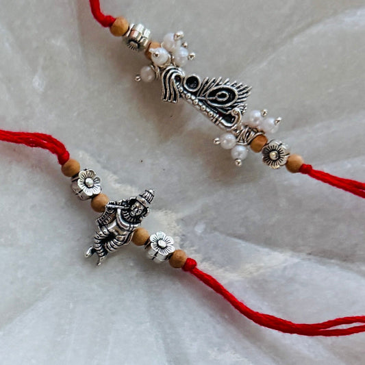 Vrindavan Vibes Rakhi Set