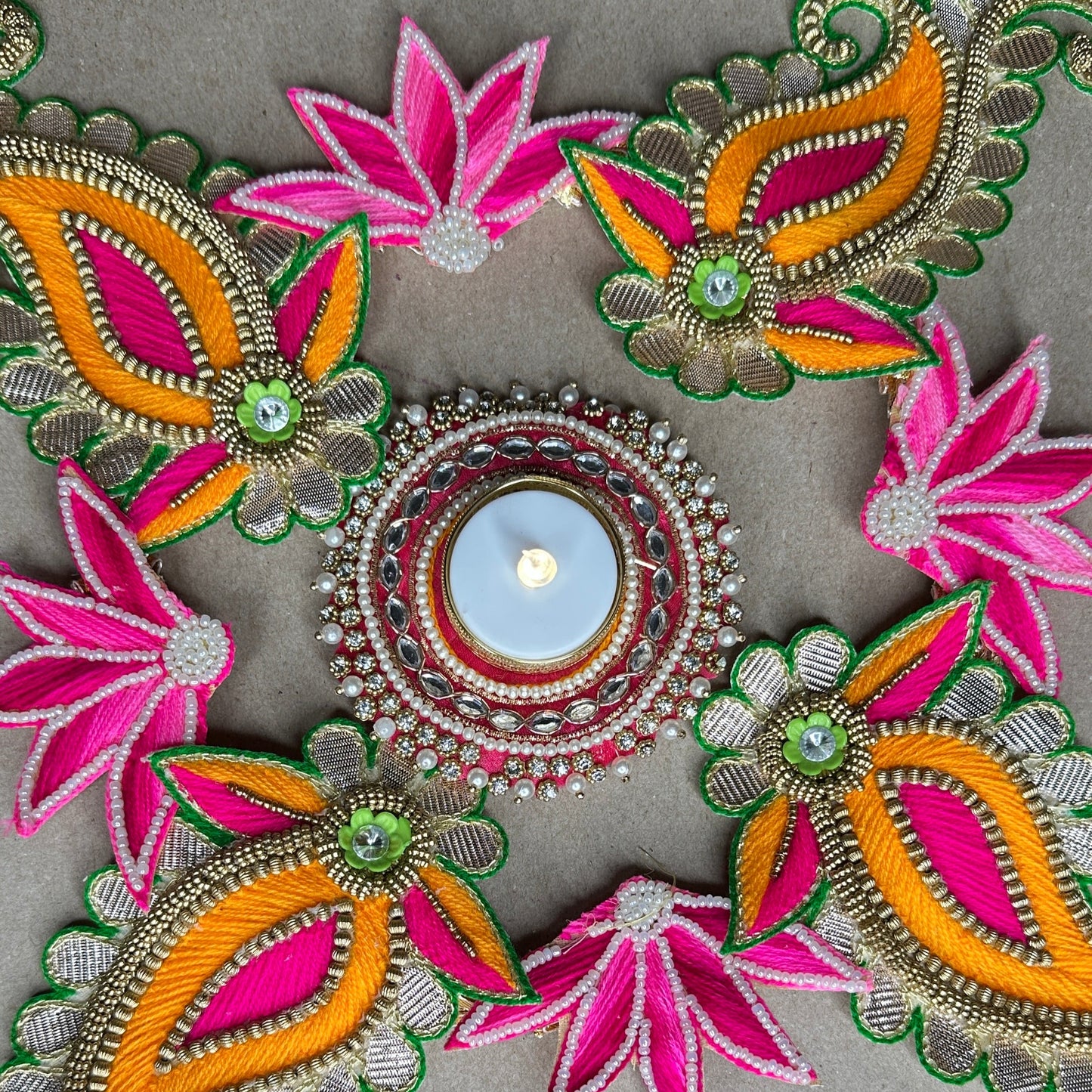 Rangoli Diya Set
