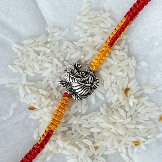 Leaf Ganesha Rakhi