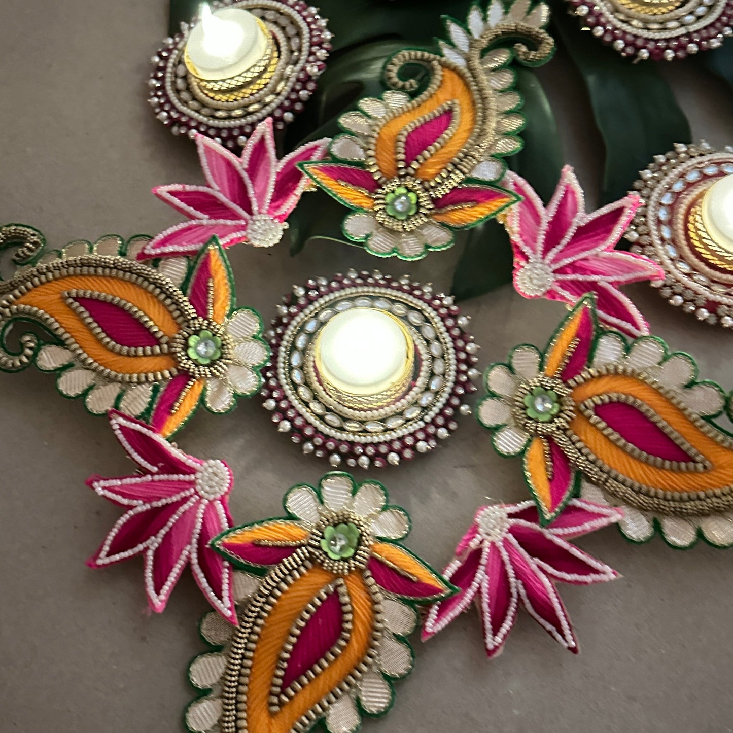 Rangoli Diya Set