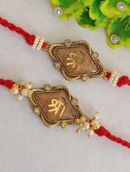 Shree Ji Bhaiya Bhabhi Rakhi - pair