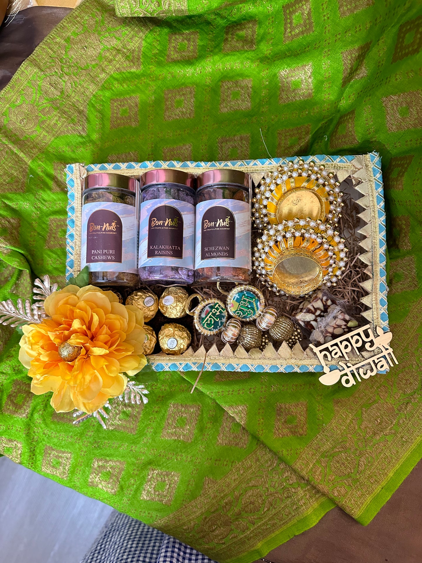 Luxurious Diwali Hamper -Coated, Flavored Nuts