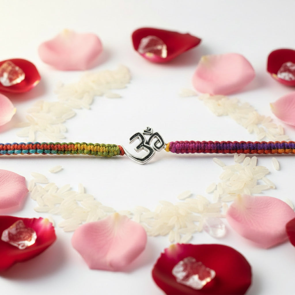 Stylized Modern Om Rakhi