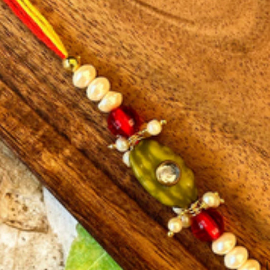 Cardomom Bead Rakhi - Single