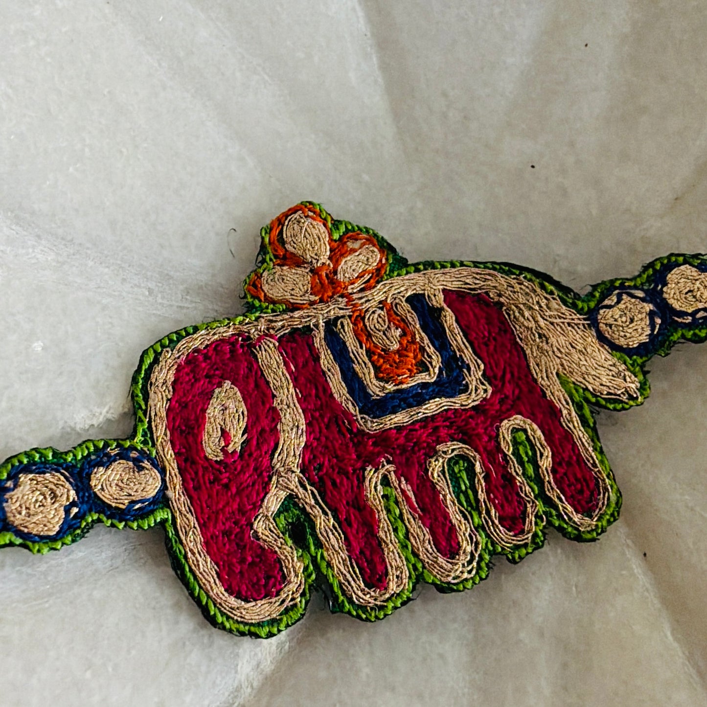 Pita Work Elephant Rakhi