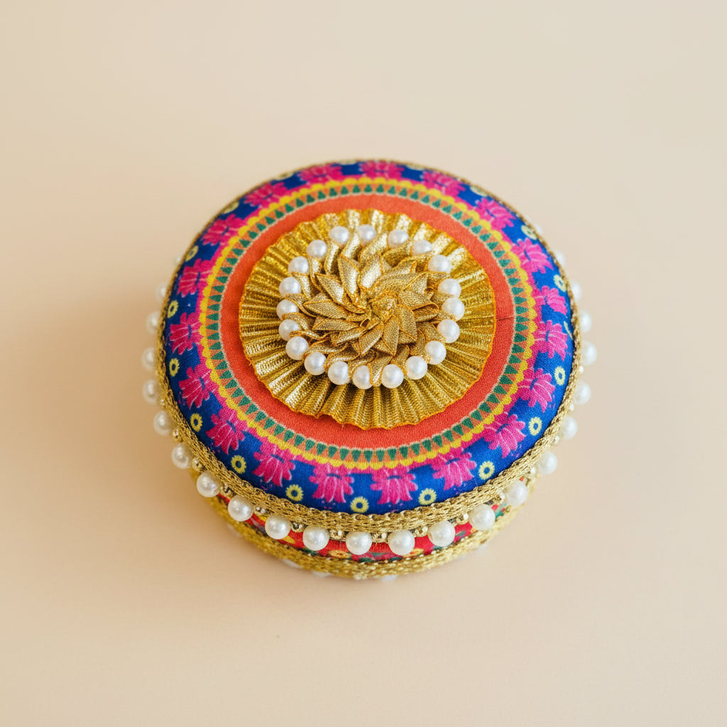 Round Steel Boxes – Shaadi Ka Ladoo (250g Capacity)