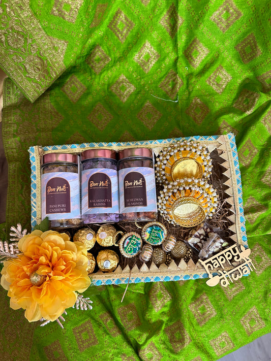 Luxurious Diwali Hamper -Coated, Flavored Nuts