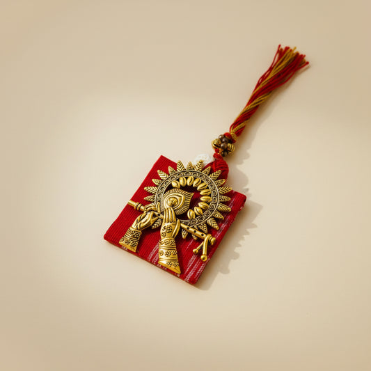 Dhokra on Ikat Radha Krishna Lumba
