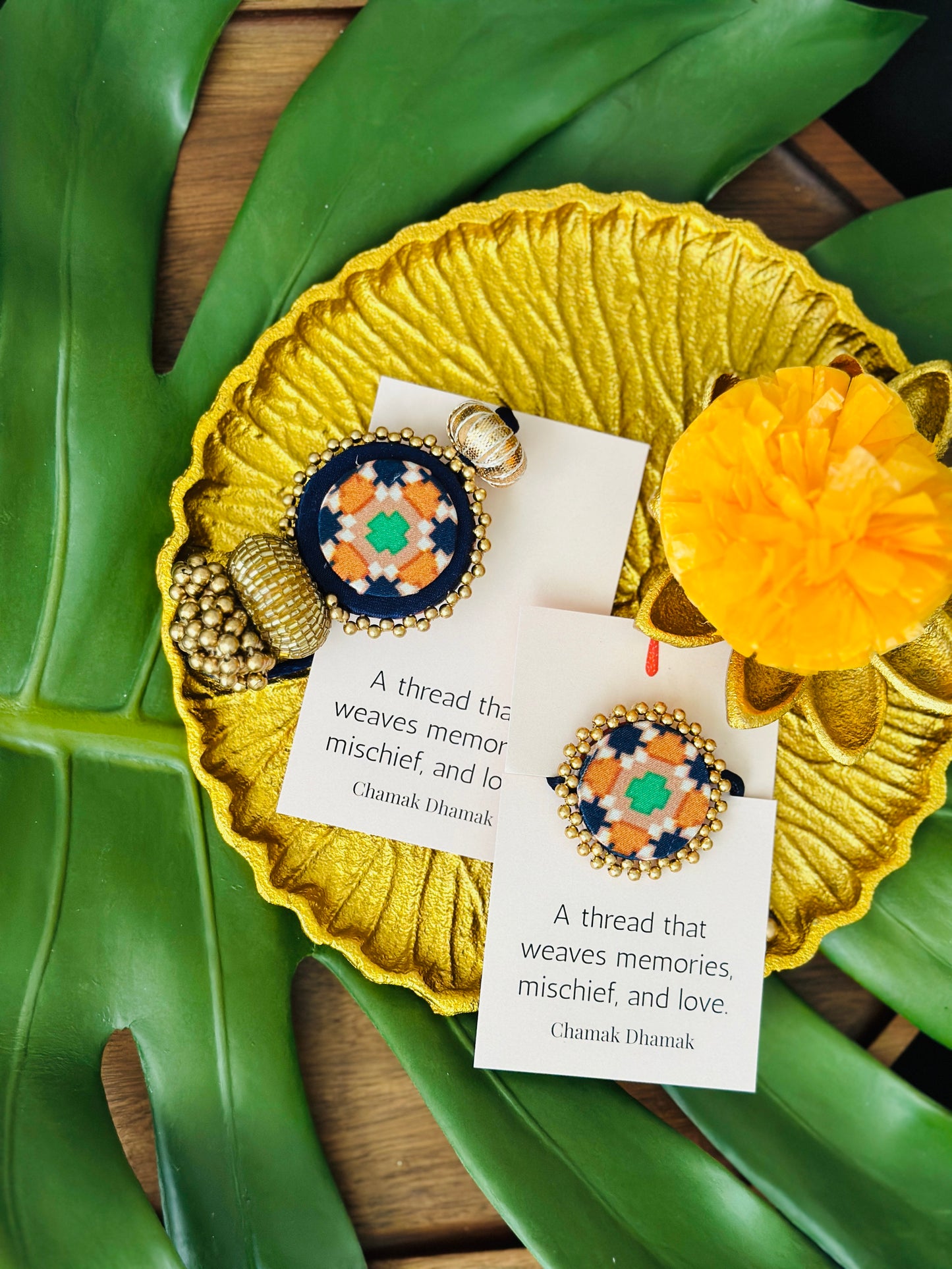 Patola Bhaiya Bhabi Set(Blue)