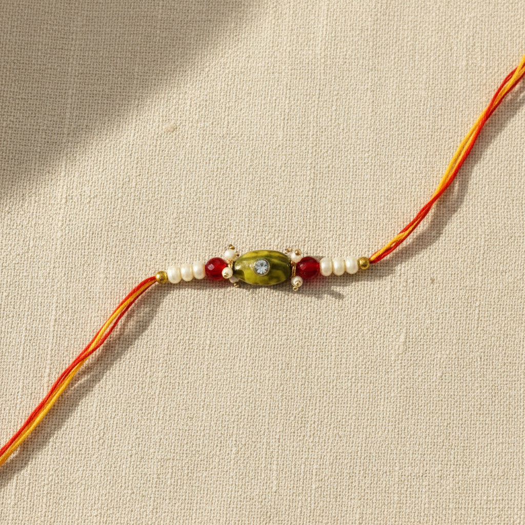 Cardomom Bead Rakhi - Single