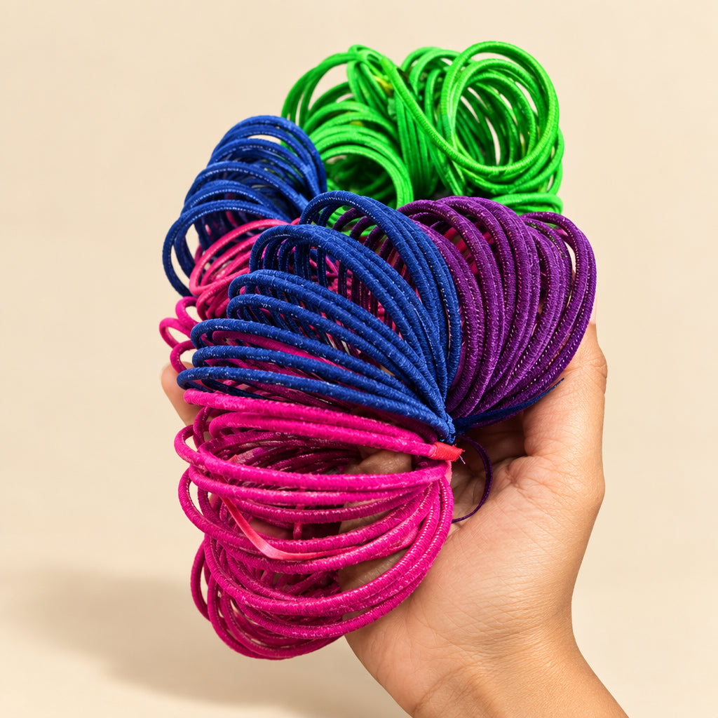 Bulk Velvet Metal Bangles – Soft Matte Finish Shatterproof Indian Bangles for Mehendi, Sangeet, Wedding Favors & Return Gifts (Assorted Mixed Sizes & Colors)