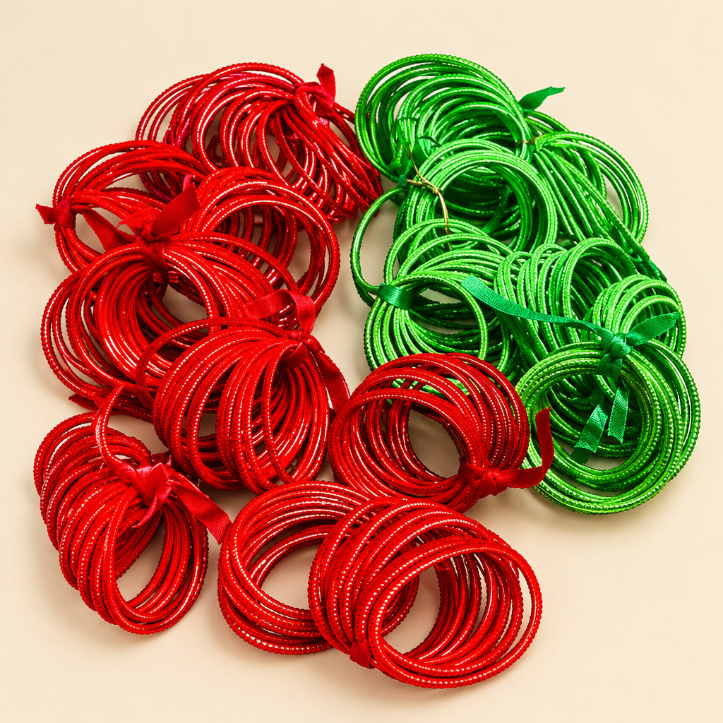 Bulk Velvet Metal Bangles – Soft Matte Finish Shatterproof Indian Bangles for Mehendi, Sangeet, Wedding Favors & Return Gifts (Assorted Mixed Sizes & Colors)