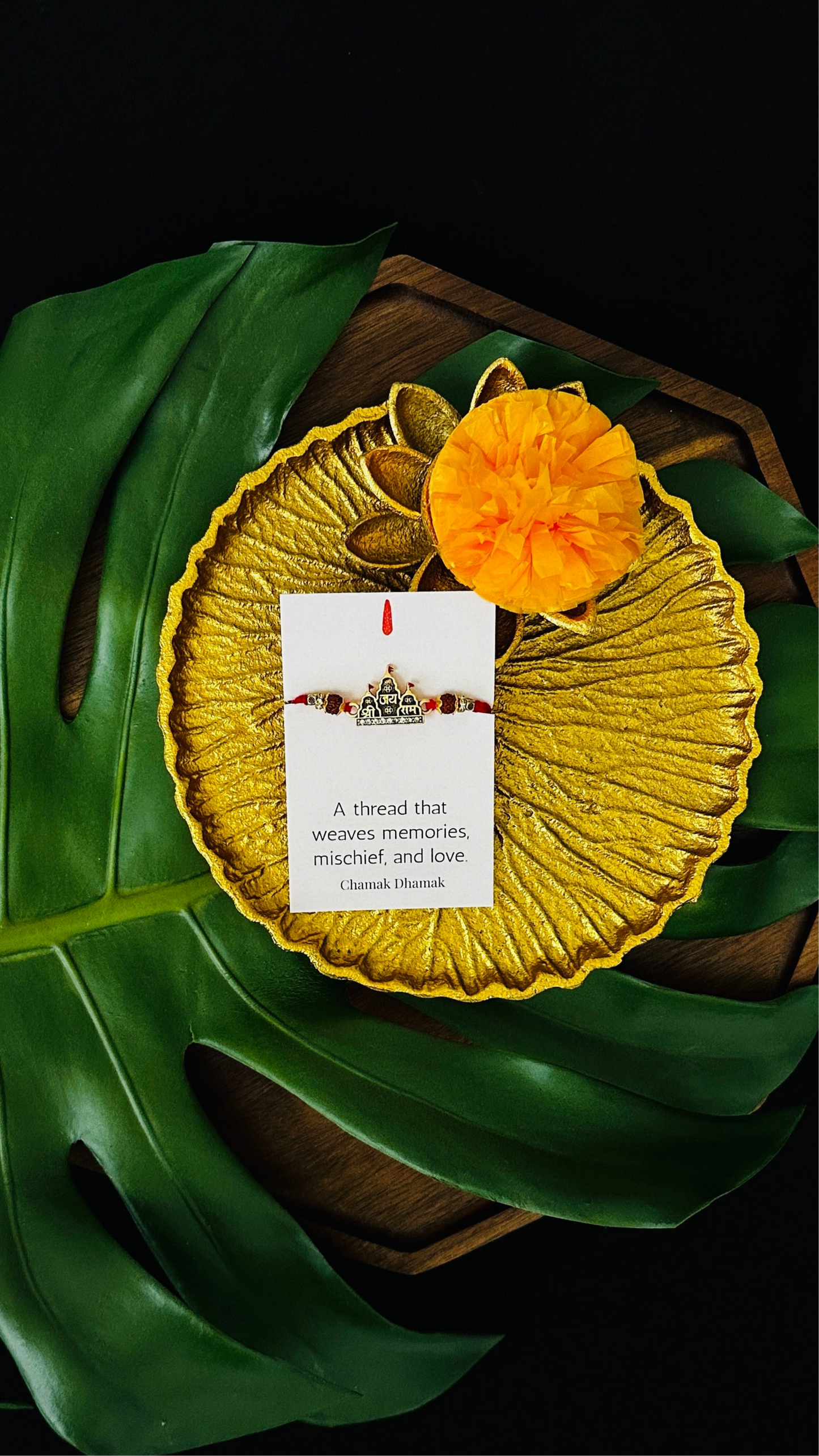 Ayodhya Mandir Rakhi - Single