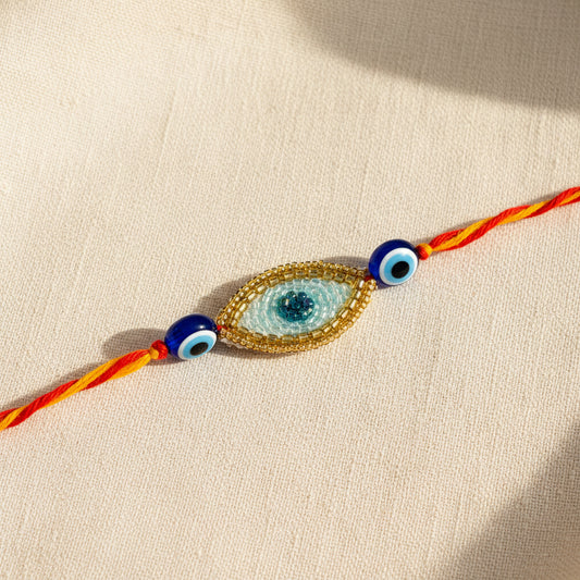 Evil Eye Beaded Rakhi