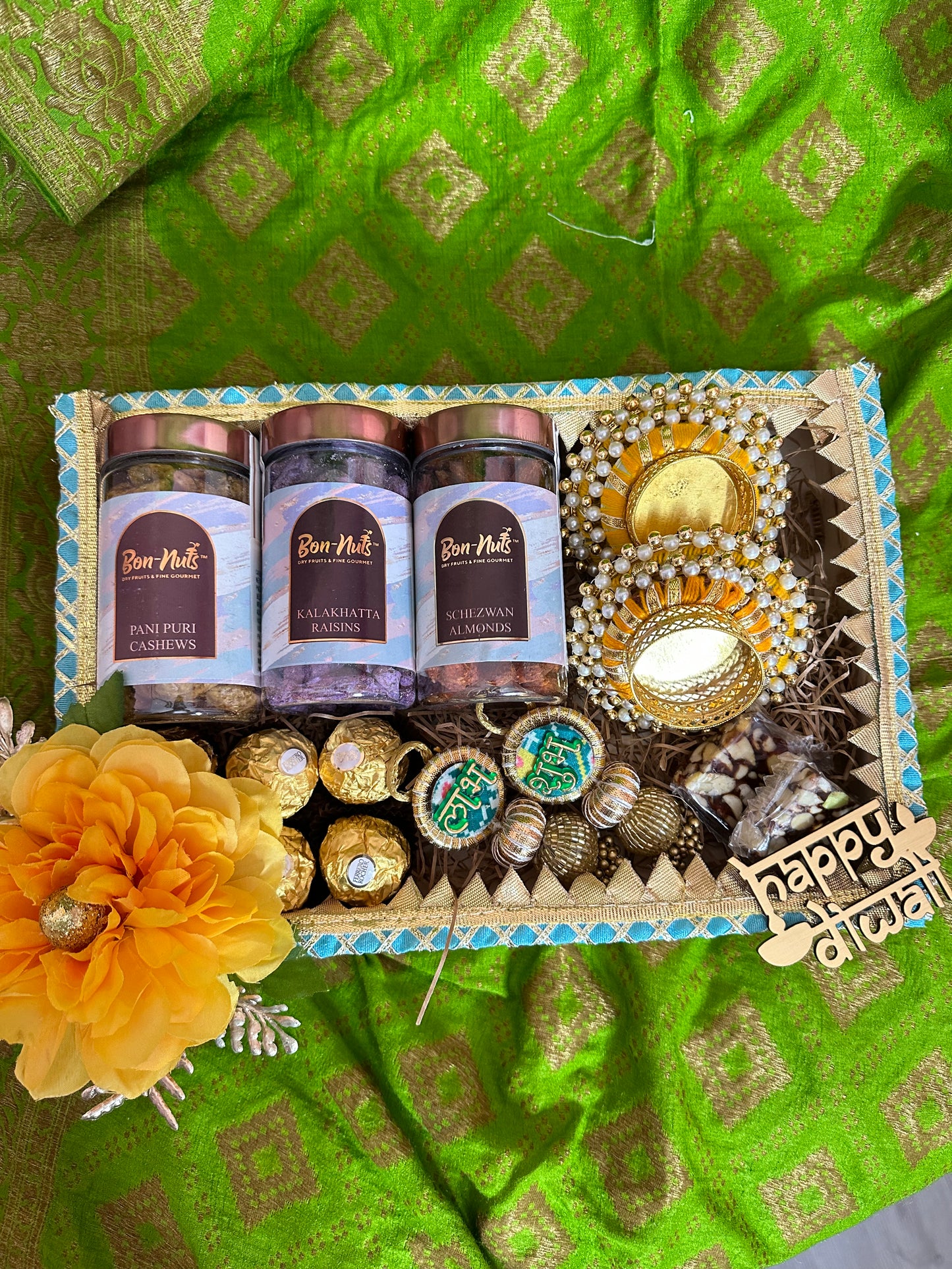 Luxurious Diwali Hamper -Coated, Flavored Nuts