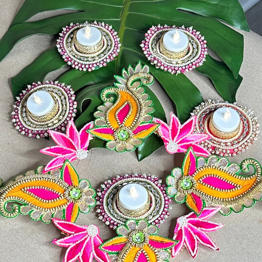 Rangoli Diya Set