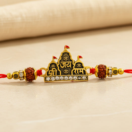Ayodhya Mandir Rakhi - Single