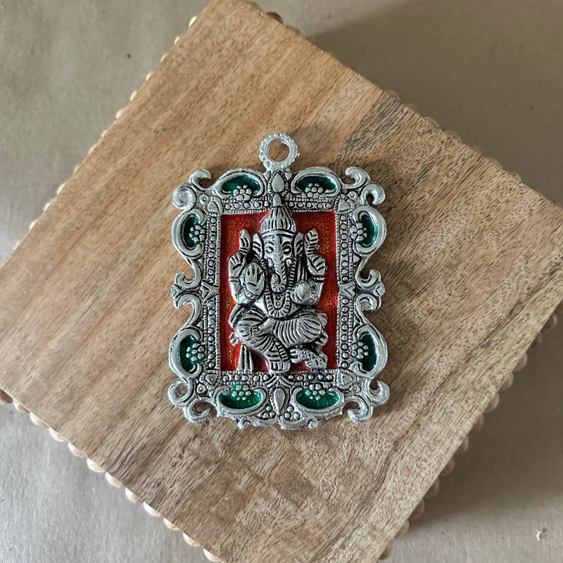 Ganesha Frame Hanging - Meenak