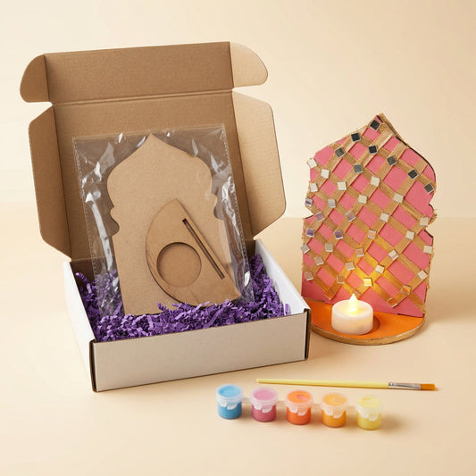 DIY Tabletop Jharokha with T-Light