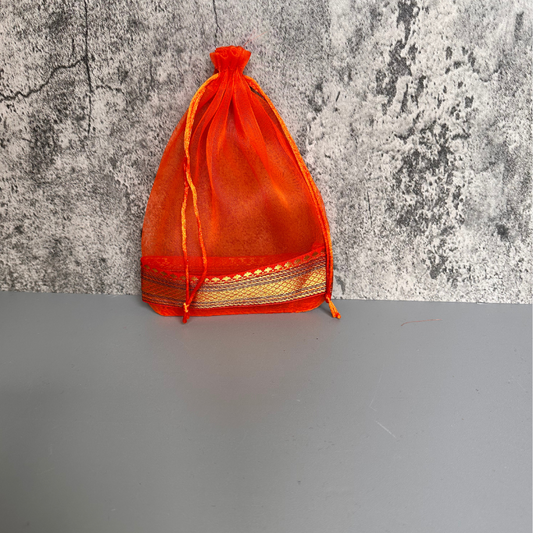 Saree Border Organza Potli/Bags